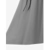Rosegal Women’s Plus Size Gothic Mini Skirt Plaid Zipper Mini A Line Skirt(Gray)
