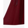 Rosegal Women’s Plus Size Gothic Mini Skirt Plaid Zipper Mini A Line Skirt(Red)