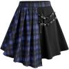 ROSE GAL Plus Size Womens Goth Punk Y2K Skrit(Blue_2)