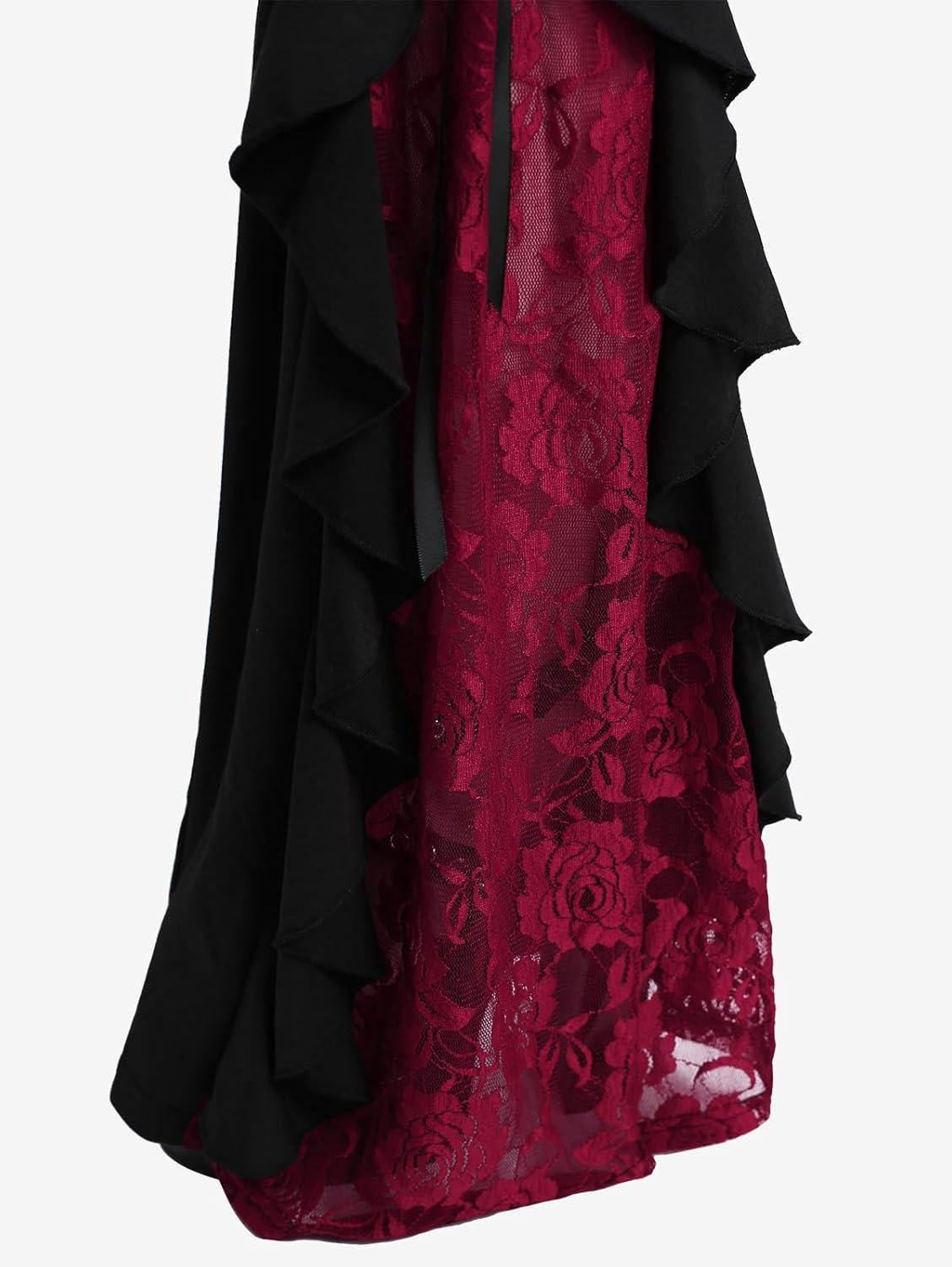 image:imageROSE GAL Rosegal Women Plus Size Bell Bottoms Gothic Flare PantsBlack1