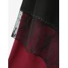 ROSE GAL Plus Size Medieval Renaissance Costume Skirt for Women(Red_1)