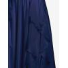 ROSE GAL Plus Size Party Dress for Women Lace Ruffles Cirsscross Cocktail Bridesmaid Wedding Guest Maxi Cami Formal Dress(Blue_1)