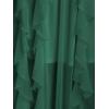 ROSE GAL Plus Size Party Dress for Women Lace Ruffles Cirsscross Cocktail Bridesmaid Wedding Guest Maxi Cami Formal Dress(Green_2)
