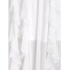 ROSE GAL Plus Size Party Dress for Women Lace Ruffles Cirsscross Cocktail Bridesmaid Wedding Guest Maxi Cami Formal Dress(White_1)