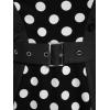 ROSE GAL Plus Size Polka Dots 1950s Vintage Dress for Women Rockabilly Retro Pinup Dress(Black_1)
