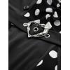 ROSE GAL Plus Size Womens 1950s Retro Vintage Rockabilly Cocktail Party Swing Dresses(Black_1)