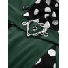 ROSE GAL Plus Size Womens 1950s Retro Vintage Rockabilly Cocktail Party Swing Dresses(Green_2)