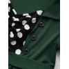 ROSE GAL Plus Size Womens 1950s Retro Vintage Rockabilly Cocktail Party Swing Dresses(Green_2)