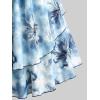 ROSE GAL Plus Size Womens Elegant Flowy Summer Babydoll Tank Top Cowl Neck Layered Top(Blue_1)