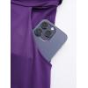 ROSE GAL Plus Size Womens Flowy Wedding Guest Cape Dress with Chiffon Overlay Elegant Shawl Neck Dress(Purple_1)