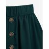 ROSE GAL Plus Size Womens Vintage Renaissance Skirts with Pockets(Green_2)