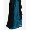 ROSE GAL Rosegal Women Plus Size Bell Bottoms Gothic Flare Pants(Blue_2)