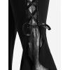ROSE GAL Rosegal Women Plus Size Bell Bottoms Gothic Flare Pants(Gray_1)