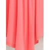 ROSE GAL Rosegal Women Plus Size Cold Shoulder Top Floral Applique Ruched Draped T-Shirt Open Shoulder Tunic Top(Orange_1)