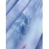 ROSE GAL Rosegal Women Plus Size Elegant Surplice Blouse Tunic Peplum Top(Blue_1)
