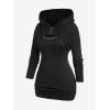 ROSE GAL Women Lace Trim Ruched Cami Tank Top and Hooded Hook Eye Cable Knit Cropped Shrug Sweater
