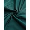 ROSE GAL Women Plus Size Elegant Summer Cold Shoulder Top Floral Flocking Lettuces Lace-up Layered Tunic T-Shirt(Green_3)
