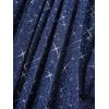 ROSE GAL Women Plus Size Sleeveless Tanks Glitter Stars Handkerchief Hem Flowy Tank Top(Deep Blue)
