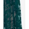 ROSE GAL Womens Plus Size Lace Panel Pull On Flare Pants with Lace-up(Green_1)