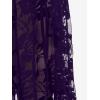 ROSE GAL Womens Plus Size Lace Panel Pull On Flare Pants with Lace-up(Purple_1)