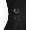 ROSE GAL Women’s Plus Size Tunic V Neck Top Curve Floral Lace Blouse A-Line Swing T Shirt(Black)