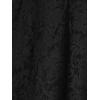 ROSE GAL Women’s Plus Size Tunic V Neck Top Curve Floral Lace Blouse A-Line Swing T Shirt(Black)