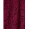 ROSE GAL Women’s Plus Size Tunic V Neck Top Curve Floral Lace Blouse A-Line Swing T Shirt(Deep Red-1)