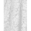 ROSE GAL Women’s Plus Size Tunic V Neck Top Curve Floral Lace Blouse A-Line Swing T Shirt(White)