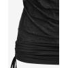 ROSE GAL Women’s Plus Size V Neck Tank Lace Vest Shirt Sleeveless Summer Casual Round Neck SlimTops(Black)