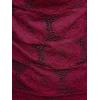 ROSE GAL Women’s Plus Size V Neck Tank Lace Vest Shirt Sleeveless Summer Casual Round Neck SlimTops(Deep Red)