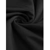 Rosegal Plus Size Womens Crochet Porcelain Floral Print Pleated Twist Ruched 2 in 1 Blouse Short Flutter Sleeve Flowy Top(Black)