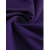 Rosegal Plus Size Womens Crochet Porcelain Floral Print Pleated Twist Ruched 2 in 1 Blouse Short Flutter Sleeve Flowy Top(Purple)