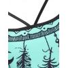 ROSE GAL Rosegal Women Plus Size Modest Tankini Swimsuit Boyleg Swimwear Tummy Boyshorts Bathing(Green_100)