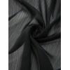 ROSE GAL Plus Size Women 2pcs Cocktail Dress Set Party Wedding Semi Formal Chiffon Cape and Butterfly Cami Dress(Black)